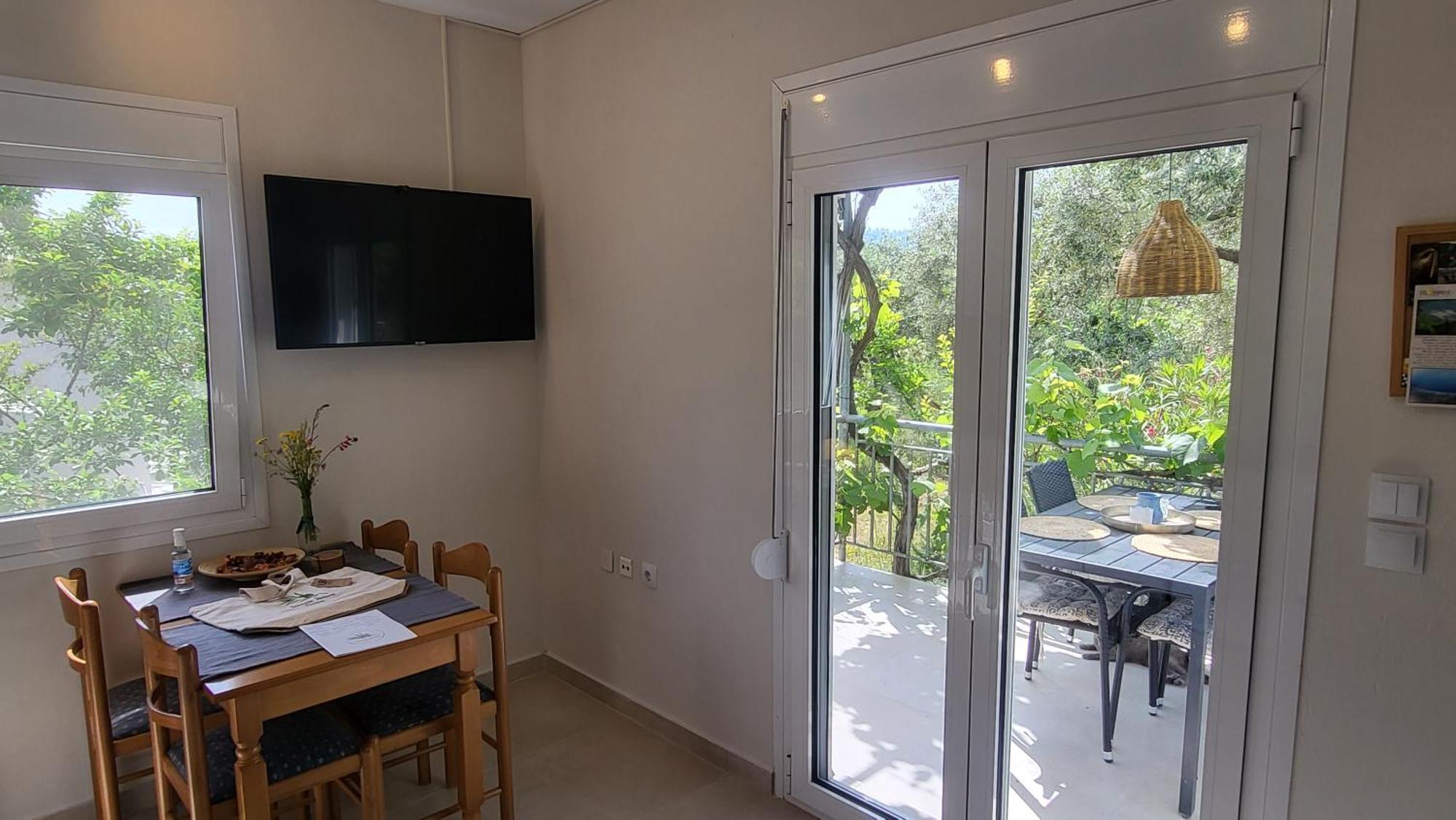 Ioannis Houses - Gemuetliches Ferienhaus Im Olivenhain سكالا بوتامياس الغرفة الصورة