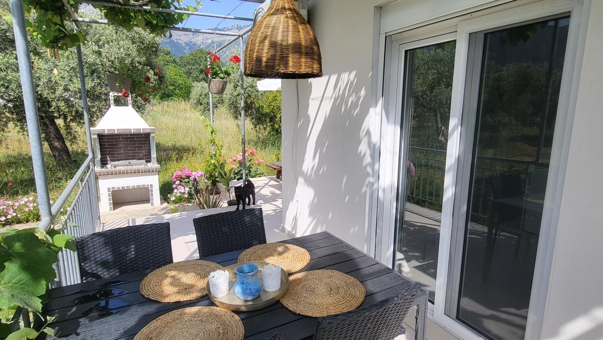 Ioannis Houses - Gemuetliches Ferienhaus Im Olivenhain سكالا بوتامياس الغرفة الصورة